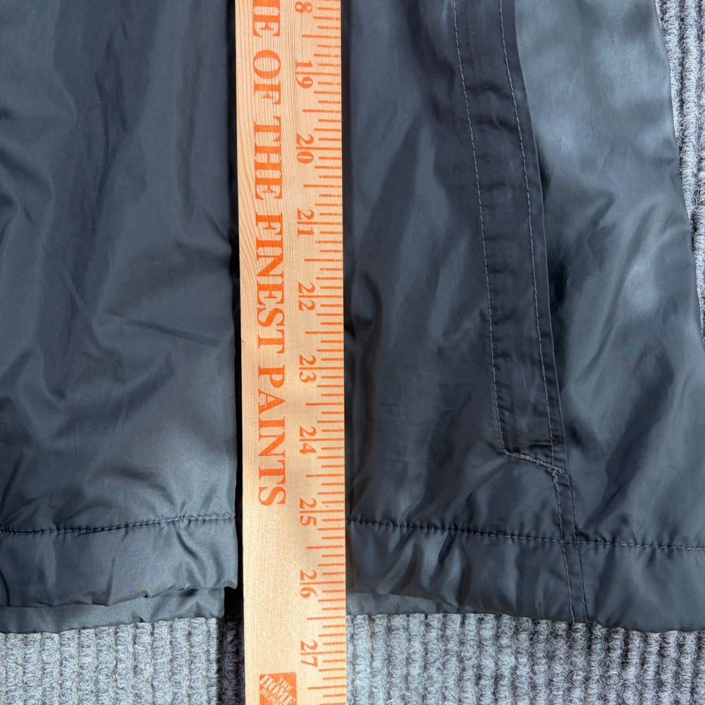 Columbia Womens XL Gray Black Fleece Lined Windbreaker Hooded Jacket Pink Zip - Picture 6 of 6